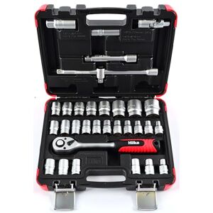 Hilka 01123202 32pce 1/2-inch Drive Socket Set Hilka 01123202 32pce 1/2-inch Drive Socket Set