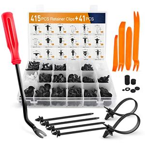 GOOACC 415 Pcs Car Retainer Clips & Fastener Remover 18 Most Popular Sizes Auto Push Pin Rivets Set -Door Trim Panel Clips for GM Ford Toyota Honda Chrysler GOOACC 415 Pcs Car Retainer Clips & Fastener Remover 18 Most Popular Sizes Auto Push Pin Rivets Set -Door Trim Panel Clips for GM Ford Toyota Honda Chrysler