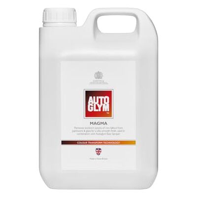 AutoGlym Magma Liquid Clay, 2.5L Colour Transform Technology Bodywork and Wheel Fallout Remover, Removes Stubborn Iron Specks From Car Bodywork, Use with Easy Sprayer AutoGlym Magma Liquid Clay, 2.5L Colour Transform Technology Bodywork and Wheel Fallout Remover, Removes Stubborn Iron Specks From Car Bodywork, Use with Easy Sprayer