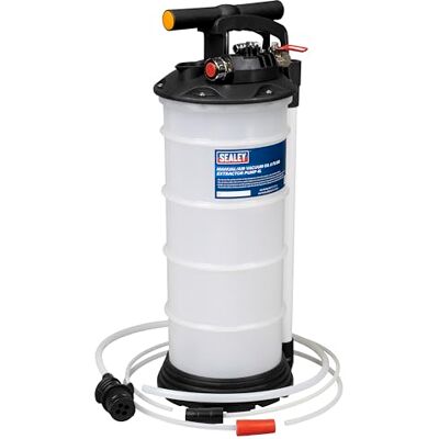 Sealey Manual/Air Vacuum Oil & Fluid Extractor Pump 4L TP6900 Sealey Manual/Air Vacuum Oil & Fluid Extractor Pump 4L TP6900
