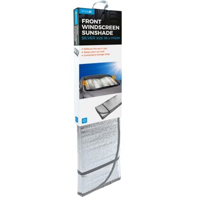 Simply SUN003 Front Windscreen Shade, Metallic Simply SUN003 Front Windscreen Shade, Metallic