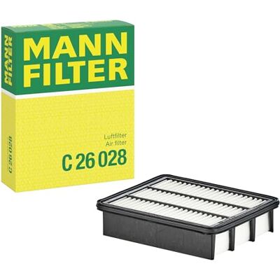 Mann Filter MANN-FILTER, C 26 028 Air Filter For Passenger Cars, Clean Air Intake, Durable Filter Media, Perfect fit Design, True OE Engineering Mann Filter MANN-FILTER, C 26 028 Air Filter For Passenger Cars, Clean Air Intake, Durable Filter Media, Perfect fit Design, True OE Engineering