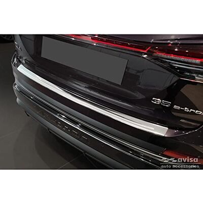 Avisa Stainless Steel Rear bumper protector compatible with Audi Q4 E-Tron 2021- Avisa Stainless Steel Rear bumper protector compatible with Audi Q4 E-Tron 2021-