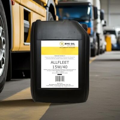 RYE OIL LTD Allfleet 15W/40 Mineral Multigrade Engine Oil, 5L, API CI-4/SL/CF, ACEA E7 A3/B3 RYE OIL LIMITED RYE OIL LTD Allfleet 15W/40 Mineral Multigrade Engine Oil, 5L, API CI-4/SL/CF, ACEA E7 A3/B3 RYE OIL LIMITED
