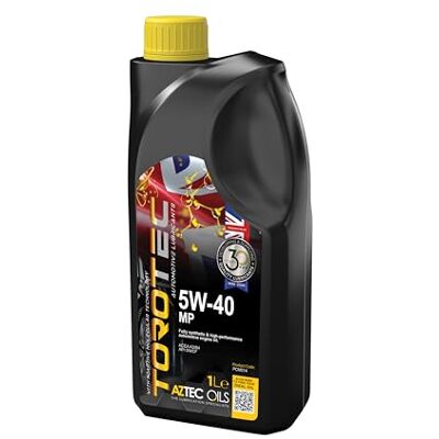 WOL WORLD OF LUBRICANT WOL-AZTEC-TOROTEC 5W40 MP Fully Synthetic Engine Oil Petrol and Diesel Engines ACEA A3/B4 API SN/CF PCM014 (1L) WOL WORLD OF LUBRICANT WOL-AZTEC-TOROTEC 5W40 MP Fully Synthetic Engine Oil Petrol and Diesel Engines ACEA A3/B4 API SN/CF PCM014 (1L)