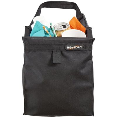 Venture Car Trash Bin - 11L, Leakproof, Adjustable, Nylon Venture Car Trash Bin - 11L, Leakproof, Adjustable, Nylon