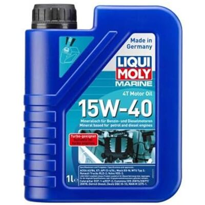 Liqui Moly Engine Oil 25015 - Marine 4T 15W-40, 1L Liqui Moly Engine Oil 25015 - Marine 4T 15W-40, 1L