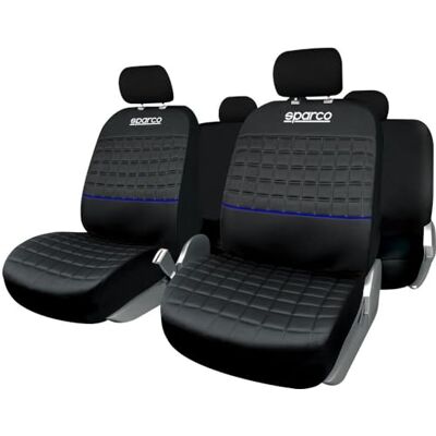 Sparco SPC1042AZ Set of Car Seat Covers Lazio Blue Sparco SPC1042AZ Set of Car Seat Covers Lazio Blue