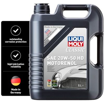 Liqui Moly Classic Motor Oil SAE 20W-50 HD 5L - Motor Oil Liqui Moly Classic Motor Oil SAE 20W-50 HD 5L - Motor Oil