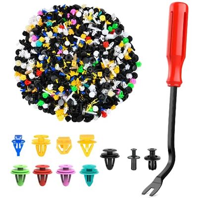 GOOACC 1001PCS Universal Car Clips Mixed Auto Bumper Fender Trim Door Panel Shield Engine Cover Retainer Rivet Push Clips with fastener remover for GM Ford Chrysler Toyota Lexus Honda Acura Dodge Jeep GOOACC 1001PCS Universal Car Clips Mixed Auto Bumper Fender Trim Door Panel Shield Engine Cover Retainer Rivet Push Clips with fastener remover for GM Ford Chrysler Toyota Lexus Honda Acura Dodge Jeep