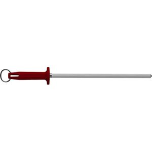 Starrett Sharpening Steel Knurled finish 12-inch (300mm), Red Starrett Sharpening Steel Knurled finish 12-inch (300mm), Red