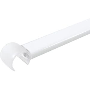 Spirella Decor Universal White Multi Configuration Aluminium Shower Curtain Rail Ceiling Support, 60 cm, White Spirella Decor Universal White Multi Configuration Aluminium Shower Curtain Rail Ceiling Support, 60 cm, White