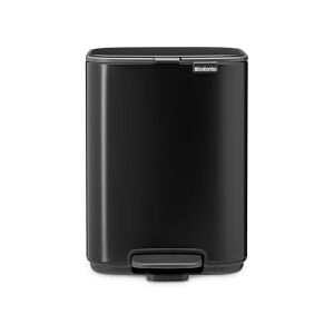 Brabantia Bo Pedal Bin 4L (Matt Black), Space-Efficient and Soft Closing Waste Bin with Light Pedal Operation, Easy to Clean Removable Plastic Inner Bucket with Free PerfectFit Rubbish Bags Included Brabantia Bo Pedal Bin 4L (Matt Black), Space-Efficient and Soft Closing Waste Bin with Light Pedal Operation, Easy to Clean Removable Plastic Inner Bucket with Free PerfectFit Rubbish Bags Included