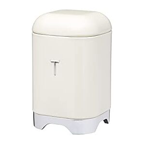 KitchenCraft Lovello Tea Caddy, 11 x 19 cm (4.5" x 7.5") Vanilla Cream KitchenCraft Lovello Tea Caddy, 11 x 19 cm (4.5" x 7.5") Vanilla Cream