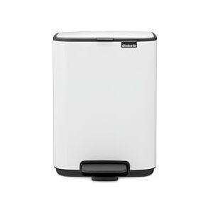 Brabantia Bo Pedal Bin 4L (White), Space-Efficient and Soft Closing Waste Bin with Light Pedal Operation, Easy to Clean Removable Plastic Inner Bucket with Free PerfectFit Rubbish Bags Included Brabantia Bo Pedal Bin 4L (White), Space-Efficient and Soft Closing Waste Bin with Light Pedal Operation, Easy to Clean Removable Plastic Inner Bucket with Free PerfectFit Rubbish Bags Included
