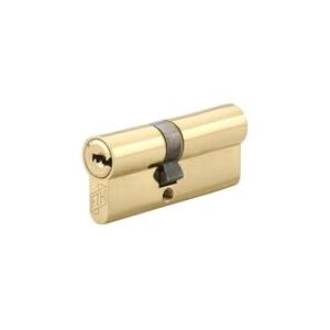FTH THIRARD 00032113 Cylindre Double Entry Lock 6G, 30x40mm, Brass Cylinder, Picking, Drilling and Removal Protection, 3 Reversible Flat Keys, 30x40 mm FTH THIRARD 00032113 Cylindre Double Entry Lock 6G, 30x40mm, Brass Cylinder, Picking, Drilling and Removal Protection, 3 Reversible Flat Keys, 30x40 mm