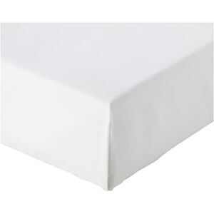 Amazon Basics 400 Thread Count 100% Cotton Sateen Wrinkle-Free Fitted Sheet, Deep Pocket 12 inch (30 cm), 160 x 200 x 30 cm, White Amazon Basics 400 Thread Count 100% Cotton Sateen Wrinkle-Free Fitted Sheet, Deep Pocket 12 inch (30 cm), 160 x 200 x 30 cm, White