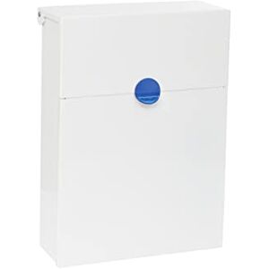ARREGUI Tondo M E6731-BLU Exterior Steel, Size Magazines, Wall Lock, Rain Mailbox, with Customizable Housing Number, White-Blue, Tamaño M (DIN A4 y Revistas) -37 x 26,8 x 10 cm ARREGUI Tondo M E6731-BLU Exterior Steel, Size Magazines, Wall Lock, Rain Mailbox, with Customizable Housing Number, White-Blue, Tamaño M (DIN A4 y Revistas) -37 x 26,8 x 10 cm