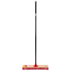 Amtech Stiff Bristle Broom, Sturdy Bristles to Sweep Dirt and Debris in Indoor and Outdoor Spaces, Durable and Rust-Resistant, Universal Screw Thread, Hanging Hole for Easy Storage (20”) Amtech Stiff Bristle Broom, Sturdy Bristles to Sweep Dirt and Debris in Indoor and Outdoor Spaces, Durable and Rust-Resistant, Universal Screw Thread, Hanging Hole for Easy Storage (20”)