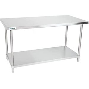 Stalwart DA-WTG750X1500 Commercial Work Table Stainless Steel Bottom Shelf 1500x750x900mm Stalwart DA-WTG750X1500 Commercial Work Table Stainless Steel Bottom Shelf 1500x750x900mm