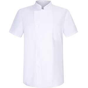 MISEMIYA Chef Jackets Gentleman with Short Sleeves Ref.8421 Small, White 21 MISEMIYA Chef Jackets Gentleman with Short Sleeves Ref.8421 Small, White 21