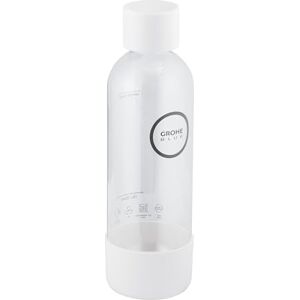 Grohe Blue Fizz Water Bottle 850ml (BPA-Free, Reusable, Easy Clean, for Use with Blue Fizz Water Carbonator Sets), White, 41250L00 Grohe Blue Fizz Water Bottle 850ml (BPA-Free, Reusable, Easy Clean, for Use with Blue Fizz Water Carbonator Sets), White, 41250L00
