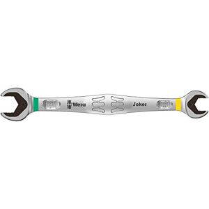 Wera Joker Double Open-End Spanner, 10/13 mm, 05003760001 Wera Joker Double Open-End Spanner, 10/13 mm, 05003760001