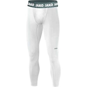 JAKO Men's Long Tights Compression 2.0 White JAKO Men's Long Tights Compression 2.0 White