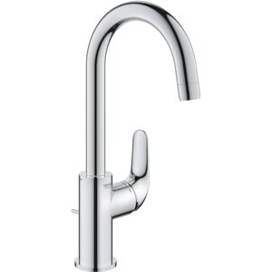 Grohe Swift QuickFix – Basin Mixer with Pop-Up Waste Set (L-size 331 mm, Swivel Spout, 28mm Ceramic Cartridge Energy & Water Saving, Tails 3/8 Inch, Easy to fit with QuickTool), Chrome, 24330001 Grohe Swift QuickFix – Basin Mixer with Pop-Up Waste Set (L-size 331 mm, Swivel Spout, 28mm Ceramic Cartridge Energy & Water Saving, Tails 3/8 Inch, Easy to fit with QuickTool), Chrome, 24330001