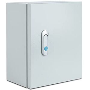 JINDOUZI Steel Electrical Junction Box, Indoor&Outdoor Electrical Enclosure Box, Wall Mounted Waterproof&Dustproof Metal Box, Universal Electric Equipment Enclosure Box with Safety Locks and Mounting Plates JINDOUZI Steel Electrical Junction Box, Indoor&Outdoor Electrical Enclosure Box, Wall Mounted Waterproof&Dustproof Metal Box, Universal Electric Equipment Enclosure Box with Safety Locks and Mounting Plates