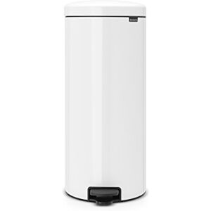 Brabantia 111785 Pedal Bin newIcon with Plastic Inner Bucket, 30 Litre White Brabantia 111785 Pedal Bin newIcon with Plastic Inner Bucket, 30 Litre White