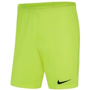 Nike BV6855-702 Dri-FIT Park 3 Shorts Men's Volt/Black Size M Nike BV6855-702 Dri-FIT Park 3 Shorts Men's Volt/Black Size M