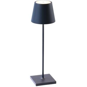 Zafferano , Poldina Pro Lamp, Rechargeable Cordless Table Lamp with Touch Controls, Suitable for Indoors and Outdoors, Dimmer, 2200-3000 K, Height 38 cm, Steel Blue Color, Amazon Exclusive Zafferano , Poldina Pro Lamp, Rechargeable Cordless Table Lamp with Touch Controls, Suitable for Indoors and Outdoors, Dimmer, 2200-3000 K, Height 38 cm, Steel Blue Color, Amazon Exclusive