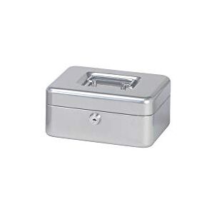 MAUL 20 x 17 x 9 cm Cash Box 2 Silver MAUL 20 x 17 x 9 cm Cash Box 2 Silver