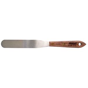 Albion Engineering Company 258-5S Classic Spatula, Stainless Steel, Hardwood Handle, 7/8" Wide Tip x 5" Long Blade Albion Engineering Company 258-5S Classic Spatula, Stainless Steel, Hardwood Handle, 7/8" Wide Tip x 5" Long Blade