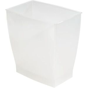 InterDesign iDesign 11 Litre Spa Rectangular Rubbish Bin, Frost InterDesign iDesign 11 Litre Spa Rectangular Rubbish Bin, Frost
