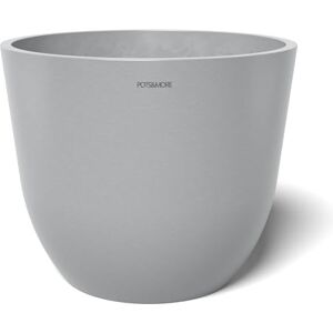 POTS&MORE Novo 30 Pot (Diameter 31 cm, Round Design, Colour Light Grey, Height 25.6 cm, Plastic Planter for Indoor Plants) VP043002, lightgrey POTS&MORE Novo 30 Pot (Diameter 31 cm, Round Design, Colour Light Grey, Height 25.6 cm, Plastic Planter for Indoor Plants) VP043002, lightgrey