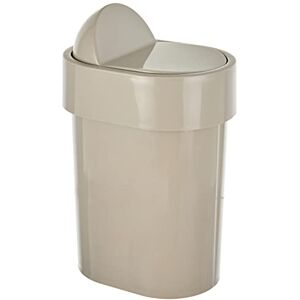 Gedy Bin with Swing Lid, Thermoplastic Resin, Beige, 15 x 21 x 34 cm Gedy Bin with Swing Lid, Thermoplastic Resin, Beige, 15 x 21 x 34 cm