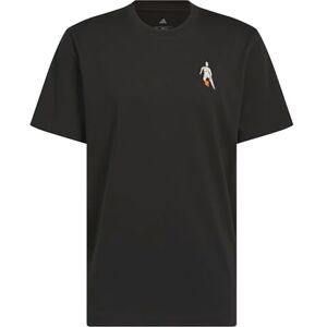 adidas Men's Hoops for All Graphic Tee, Black, S adidas Men's Hoops for All Graphic Tee, Black, S