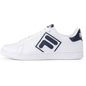 FILA Men's courtbay Logo Sneaker, White Navy, 6.5 UK FILA Men's courtbay Logo Sneaker, White Navy, 6.5 UK