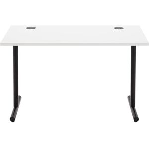 Amazon Basics Simple Office Computer Desk, White Desktop and Black Frame, Rectangular, Simple Assembly, 120 x 60 x 73.6 cm Amazon Basics Simple Office Computer Desk, White Desktop and Black Frame, Rectangular, Simple Assembly, 120 x 60 x 73.6 cm