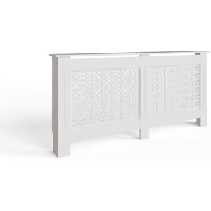FWStyle Geometric Pattern X-Large MDF White Radiator Cover – Modern Matt White Radiator Cover– Stylish Geometric Cut-Out Design – Compact Radiator Enclosure for Hallway, Living Room & Bedroom FWStyle Geometric Pattern X-Large MDF White Radiator Cover – Modern Matt White Radiator Cover– Stylish Geometric Cut-Out Design – Compact Radiator Enclosure for Hallway, Living Room & Bedroom