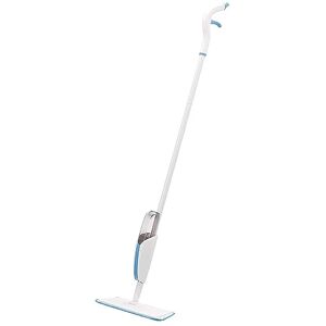 Amazon Basics Spray Mop, 1 Mop & 1 Reusable Microfiber Cloth, Blue & White Amazon Basics Spray Mop, 1 Mop & 1 Reusable Microfiber Cloth, Blue & White