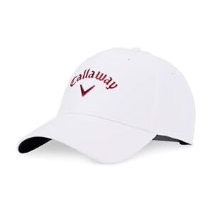 Callaway Mens Liquid Metal Golf Cap, White/Cardinal Callaway Mens Liquid Metal Golf Cap, White/Cardinal