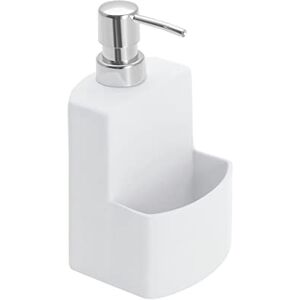 WENKO 3620115100 Washingup Liquid Dispenser True Colours Festival White SoftTouch Surface, Capacity 0.38 L, Ceramic SoftTouch Ceramic, 10 x 18 x 10 cm, White WENKO 3620115100 Washingup Liquid Dispenser True Colours Festival White SoftTouch Surface, Capacity 0.38 L, Ceramic SoftTouch Ceramic, 10 x 18 x 10 cm, White