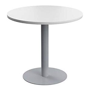 Office Hippo Circular Office Table, Sturdy & Robust Mid-Height Table Desk, Circular Work Table For Home Office, Versatile Desk Table For Canteen, Reception Area, 5 Year Guarantee White / Silver Office Hippo Circular Office Table, Sturdy & Robust Mid-Height Table Desk, Circular Work Table For Home Office, Versatile Desk Table For Canteen, Reception Area, 5 Year Guarantee White / Silver