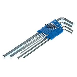 GEDORE Key set, 8-pc., Extra long, for Allen screws, with Holder, AF 2-10 mm, H 42 EL-88 GEDORE Key set, 8-pc., Extra long, for Allen screws, with Holder, AF 2-10 mm, H 42 EL-88