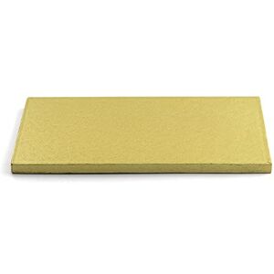 Decora 0931726 Gold Oblong CAKEBOARD CM 40X50X1,2 H, Carta Decora 0931726 Gold Oblong CAKEBOARD CM 40X50X1,2 H, Carta