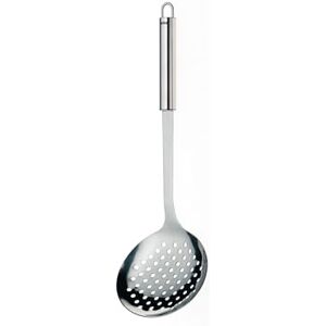 Kela slotted spoon stainless steel 35 x 11.5 cm RONDO, slotted spoon, deep-frying spoon dishwasher-safe, shiny Kela slotted spoon stainless steel 35 x 11.5 cm RONDO, slotted spoon, deep-frying spoon dishwasher-safe, shiny