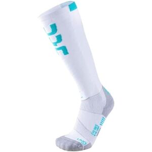 UYN S100035 SKI EVO RACE Socks Women's White/Teal 36 UYN S100035 SKI EVO RACE Socks Women's White/Teal 36